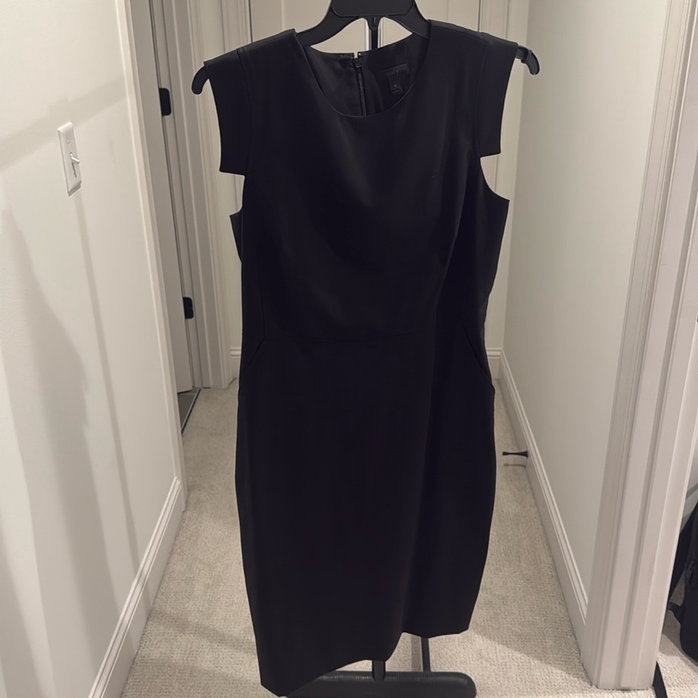 J.Crew Black Suit Dress